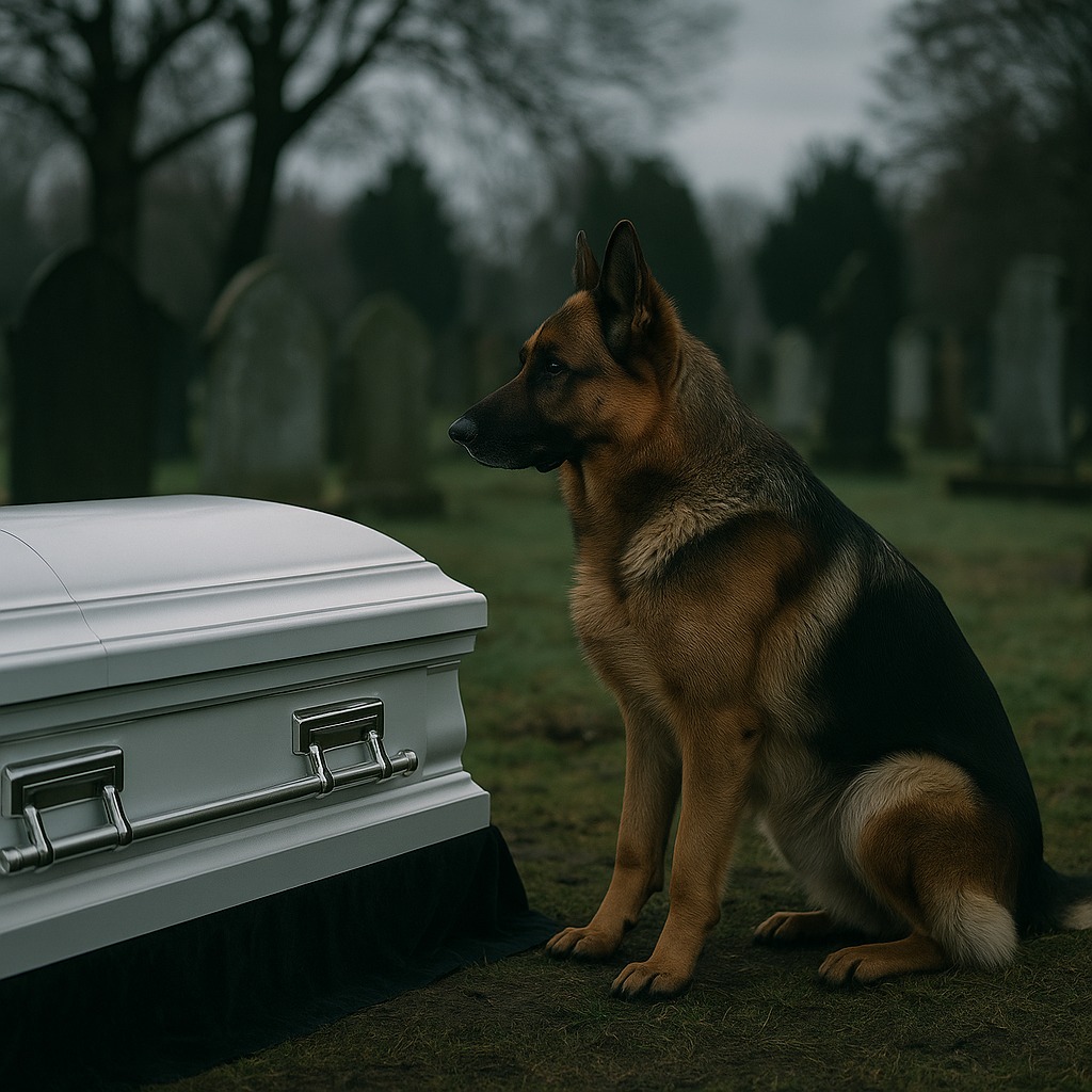 Der Hund wich nicht vom Sarg des Mädchens! Bis plötzlich … dieses seltsame Klopfen aus dem Inneren … Was danach bei der Beerdigung geschah, schockierte alle! 😱😱😱